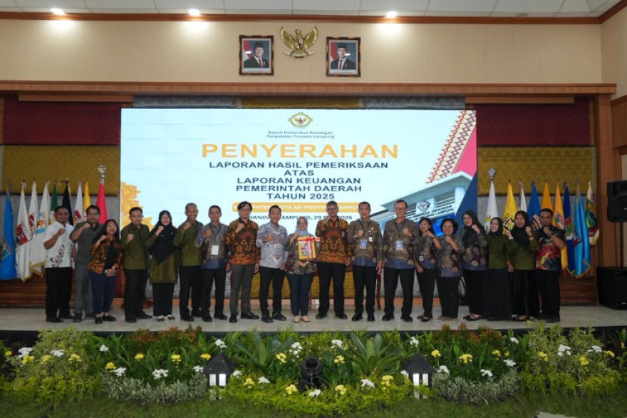 Lampung Timur Kembali Raih WTP ke-8 Berturut-turut, Bukti Tata Kelola Keuangan Makin Berkualitas